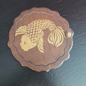 Lucky Brand Koi and Yin Yang handcrafted jewelry box.